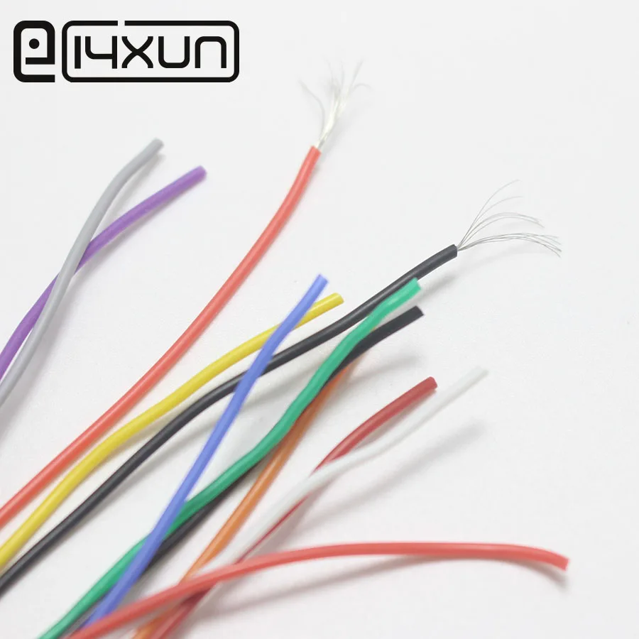 Силиконовый провод 28awg 20 метров сверхгибкий Кабель 0 08 мм2 для разъема клемм SH1.0 XBH