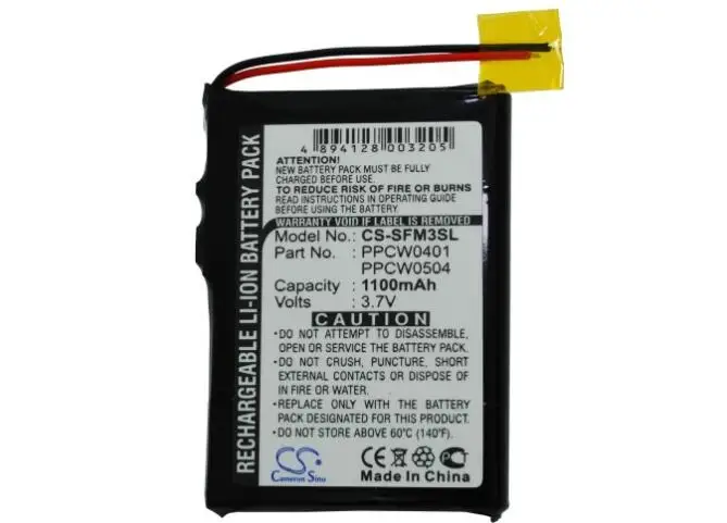 Cameron sino 1100 мА/ч батарея для COWON iAUDIO M3 X5 PPCW0401 PPCW0504 I AUDIO M5 20GB M5L PPCW0504|Цифровые