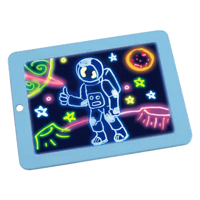 

3D Magic Drawing Pad Children'S Educational Shining Drawing Board 3D Painting