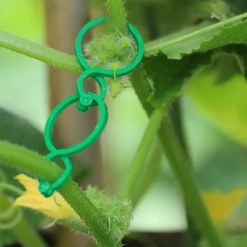 

Practical Gardening Plants Vegetables Hanging Vine Clips Multi-functional Convenient Garden Greenhouse Clip Support