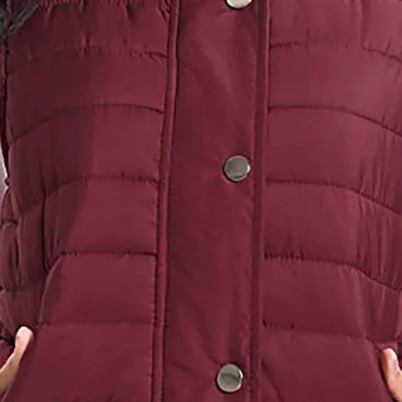 Женская верхняя одежда; куртка; Женская куртка; Chaqueta Mujer; складывающиеся жилеты; легкая куртка на молнии с карманами; зимняя теплая верхняя одежда