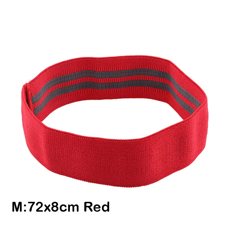 M red Противоскользящие хлопковые набедренные Эспандеры для упражнений для йоги, растяжки, тренировок, фитнеса, тренировок - Цвет: M red