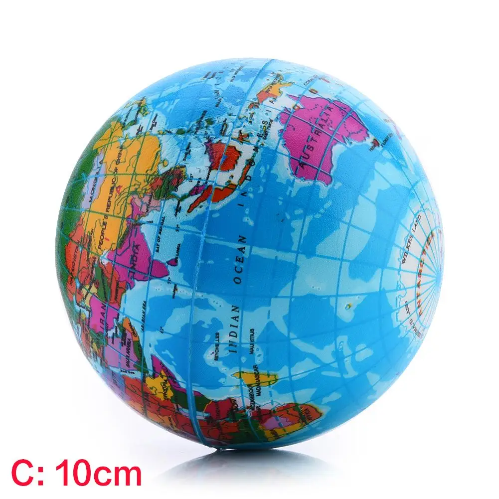 PU Foam Pressure Ball 6-10 Cm Globe Vent Buffer Rise Rebound Children Adult Toy Decompression Sponge Ball Puzzle Outdoor Toys 7