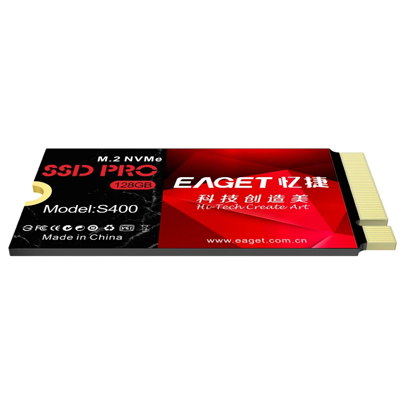 EAGET S400 твердотельный накопитель(SSD) M.2 NVME читать Скорость 1880 МБ/с. 128 г/256 г/512 г/1 ТБ Внутренний твердотельный накопитель