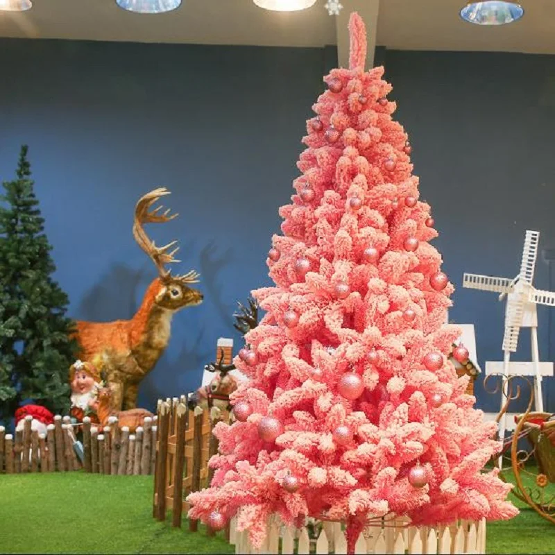 Рождественская Снежная елка, ледяная скульптура, украшение для зала, Снежная елка, Рождественская стекающаяся Снежная елка, Снежный мир, украшение, дерево - Цвет: 1.8 meter