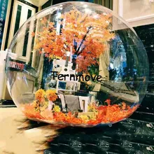 Чистые Надувные палатки для дома с пузырьками, наружные 0,6 мм ПВХ 2,5 м надувные выставочные стенды, рекламные надувные палатки для выставки