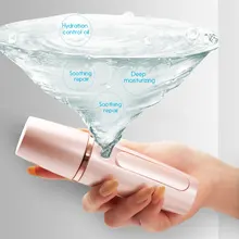 Увлажнитель, пароварка для лица, небулайзер, 3 цвета, АБС-пластик, мини, модные, для пополнения воды, туман, небулайзеры, увлажняющий макияж