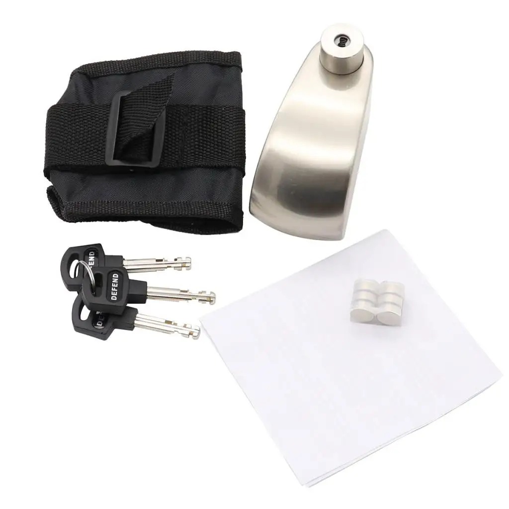 Anti-theft Padlock Motorcycle Wheel Disc / Security Lock For Motorcycle Tire