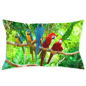 

Macaw Fashionable pillowcase and rectangular decorative pillowcase 20 "x30"