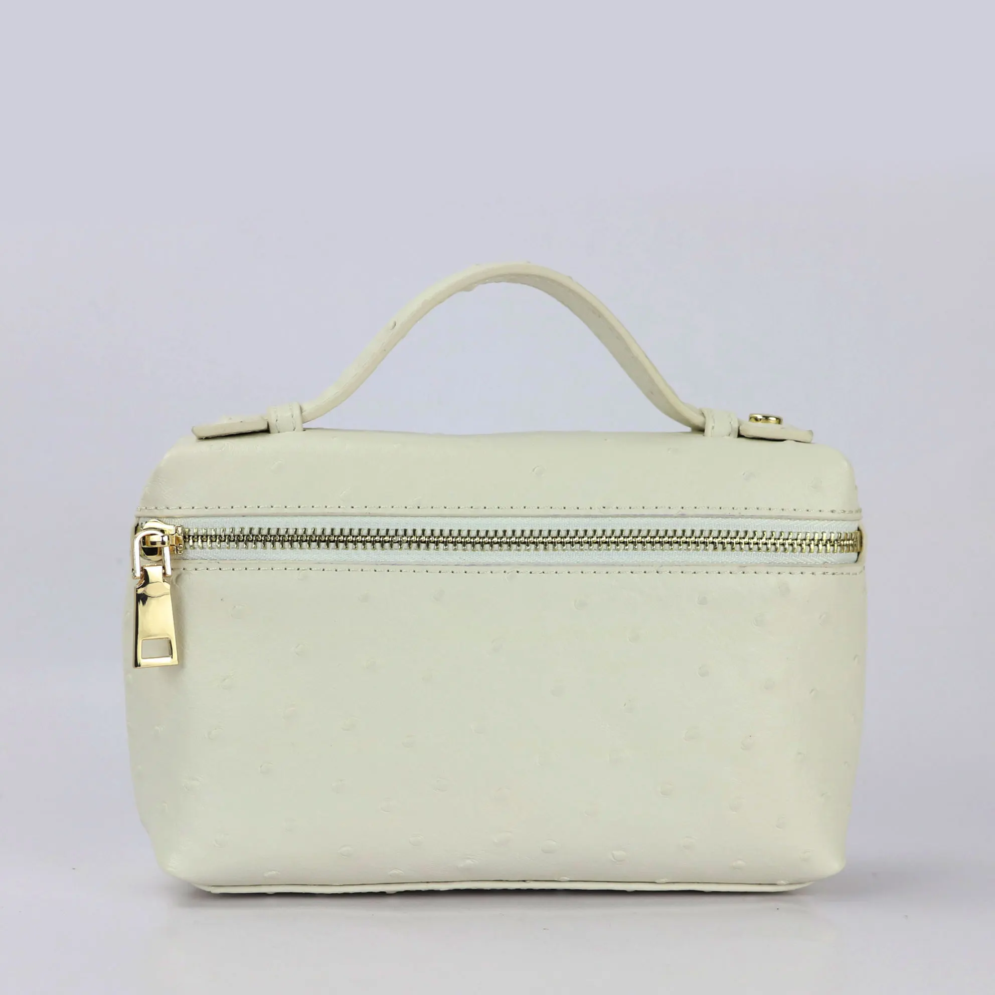 Новая модная дизайнерская сумка из тисненой кожи страуса, переносная сумка, маленький клатч, дамская сумочка, кошелек - Цвет: white