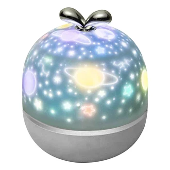 

360 Rotation Starry Sky Night Light Projector with 6 Projection Films Projector Lamp for Kids Bedroom LAD-sale