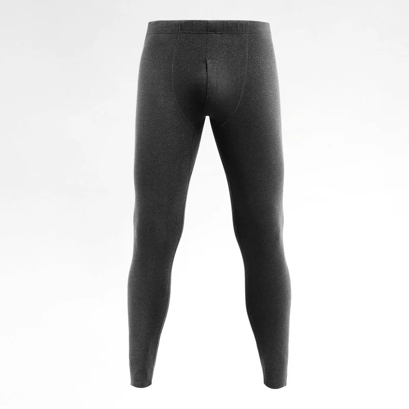 Men Long Johns Autumn Winter Men Seamless Thermal Underwear Man Sexy U Convex Leggings Male Warm Plus Velvet Lounge Long Pants 4