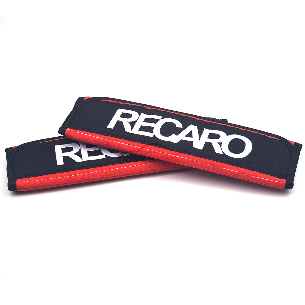 1Pair Universal Racing Style Recaro Auto Car Seat Belt Shoulder Pads