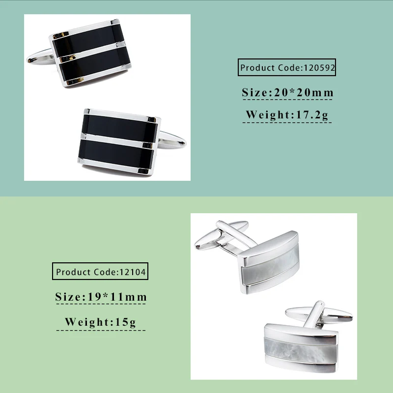 Crystal Cufflinks for Mens French Shirt Wedding Party Jewelry