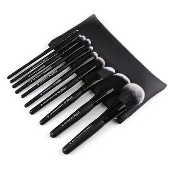 

10pcs Pro Makeup Brushes Powder Foundation Eyeshadow Eyeliner Lip Brush Set