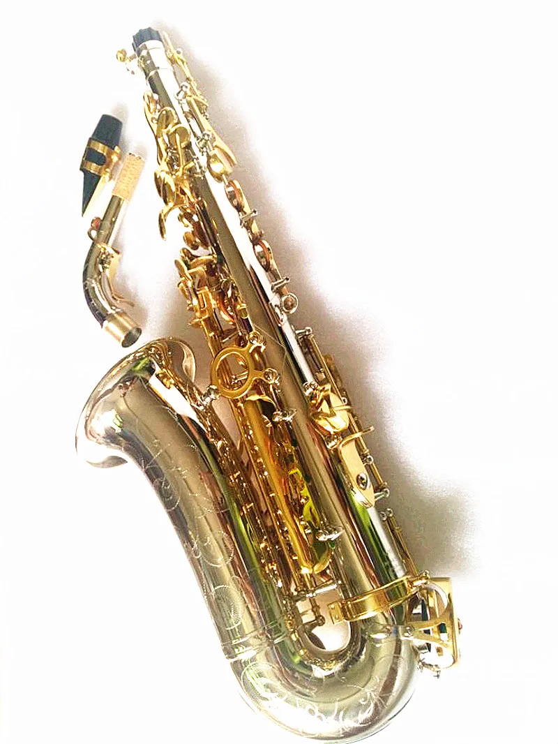 Новые высококачественные Музыкальные инструменты EF альт саксофон WO37 модель никелированный Серебряный саксофон и чехол