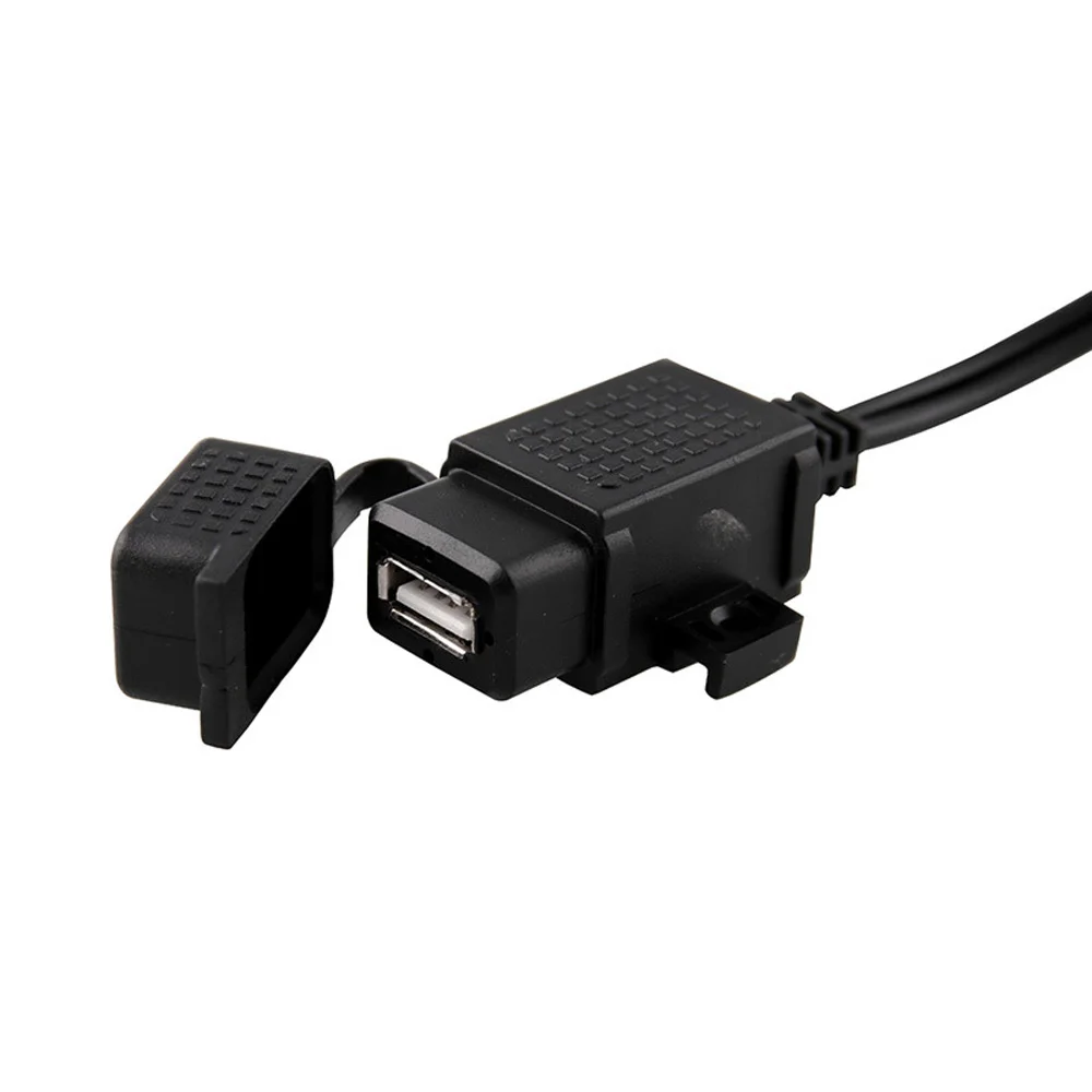 1 комплект мотоцикл 12V SAE USB телефон gps Зарядное устройство кабель адаптер Встроенный предохранитель комплект