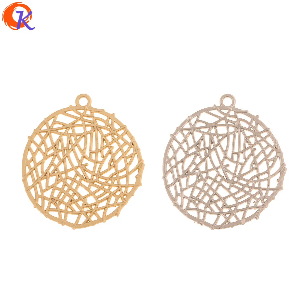 

Cordial Design 50Pcs 31*34MM Jewelry Accessories/Earrings Connectors/Round Shape/DIY Jewelry Making/Hand Made/Earring Findings