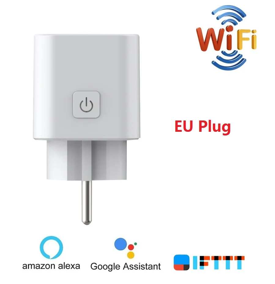 Новейшие Смарт Wi-Fi розетка ЕС вилка eWelink розетки умные для России Корея Испания