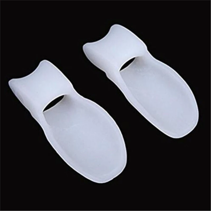 1 Pair Gel Silicone Bunion Corrector Big Toe Separators Straightener Spreader Foot Care Tool Hallux Valgus Pro Massager