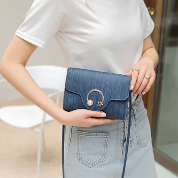 

2020 Women Bag Fashion Trend Ladies Solid Color Small Square Bag Korean Personality Metal Decorated Cross-body Handbags