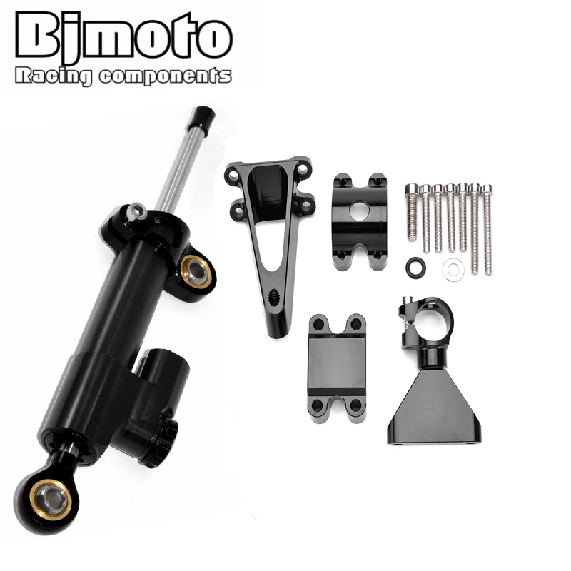 

BJMOTO Motorcycle Steering Damper Mounting Bracket Kit Stabilizer For HONDA CBR600 CBR 600 F4i 1999-2004 Reversed Safety Control