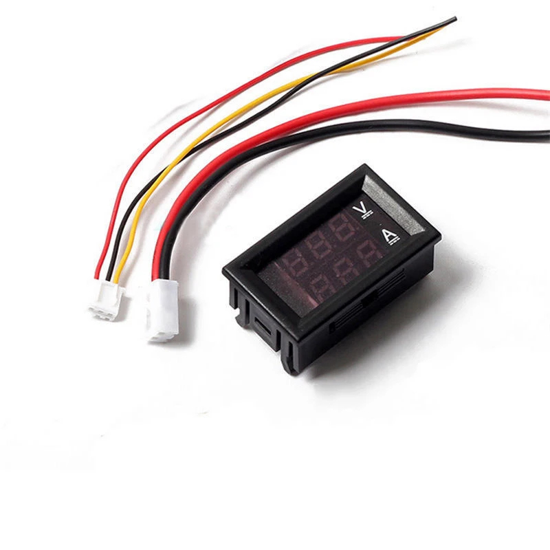 DC 100V 10A 50A 100A Вольтметр Амперметр светодиодный Amp двойной цифровой вольтметр