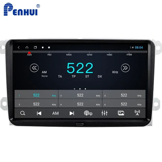 Автомобильный DVD GPS для Volkswagen Универсальный 9 дюймовый мультимедийный