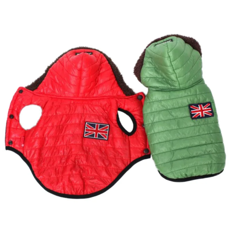 

-Winter warm pet coat clothes Soft Cotton Dog clothes for small dogs Christmas dog coat Winter clothes chihuahua