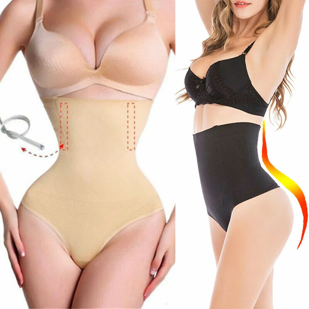 

Women's High Waist Panty Body Shaper Slim Tummy Control Underwear Cincher Thong Panty Shapewear Underwear sexy lingerie Corset
