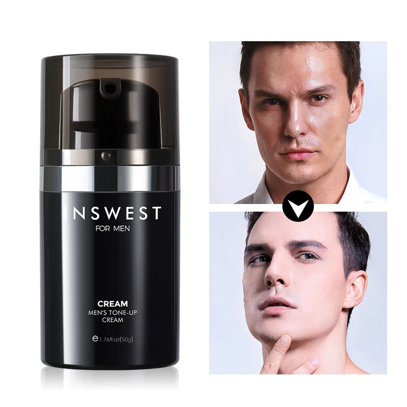 

50ml Men's Whitening Cream Facial Brighten Tone Up Anti Wrinkle for Face Skin Care Moisturizing Concealer Ointment Day Cream