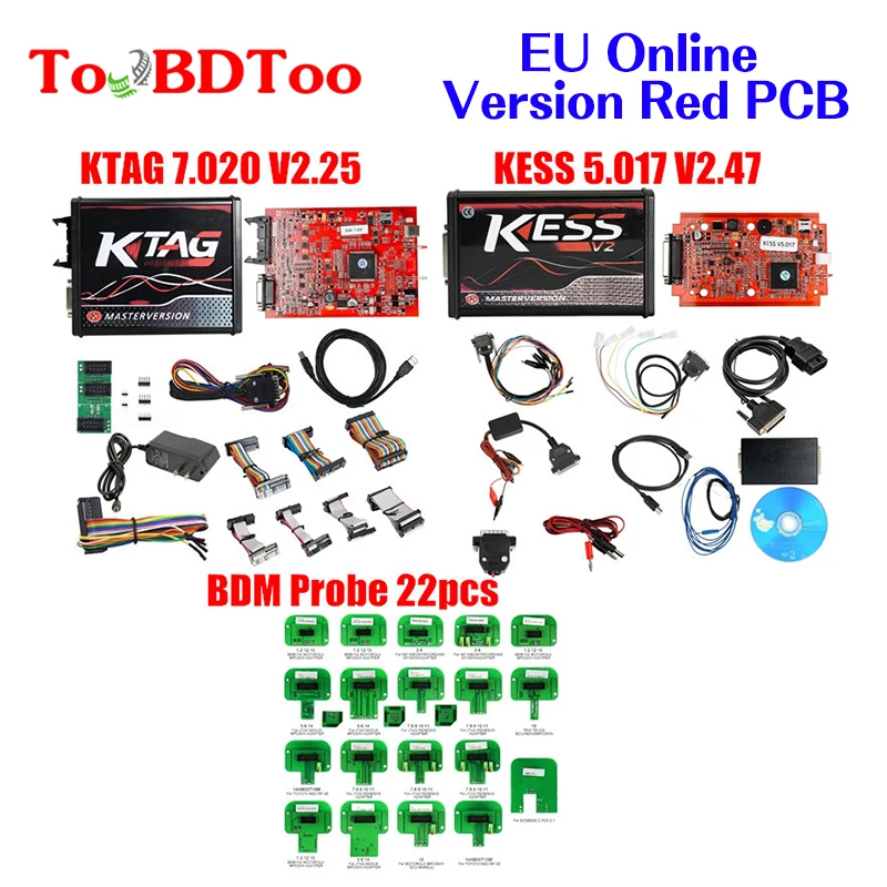 KESS Red Board Hardware 5.017 Software 2.47 Full Set Programming Tools V7.020 V2.25 Multi-Language KESS Red Board
KESS Red Board Hardware 5.017 Software 2.47 Full Set Programming Tools V7.020 V2.25 Multi-Language KESS Red Board