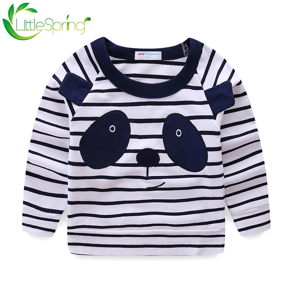 LittleSpring одежда для маленьких девочек Детское пальто с длинным рукавом и рисунком