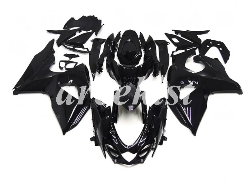 ABS Обтекатели комплект подходит для suzuki GSX-R1000 K9 2009 2010 2011 2012 2013 09, 10, 11, 12, 13, 14, 15, 16 лет корпус черного цвета