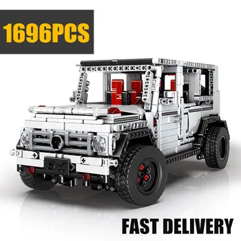 

New White SUV G500 AWD Car Vehicle Fit Technic Model Building Blocks Bricks Toys Kid Gift Christmas