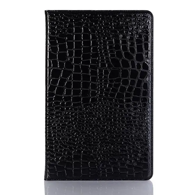black Чехол для samsung Galaxy Tab A A2 10,5 T590 T595 SM-T590 чехол с крокодиловым узором кожаный чехол для планшета - Цвет: black