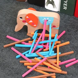 Jenga juguete de madera para niños, Rayo de equilibrio, bloques de construcción interactivos para padres e hijos, juguetes educativos para educación temprana