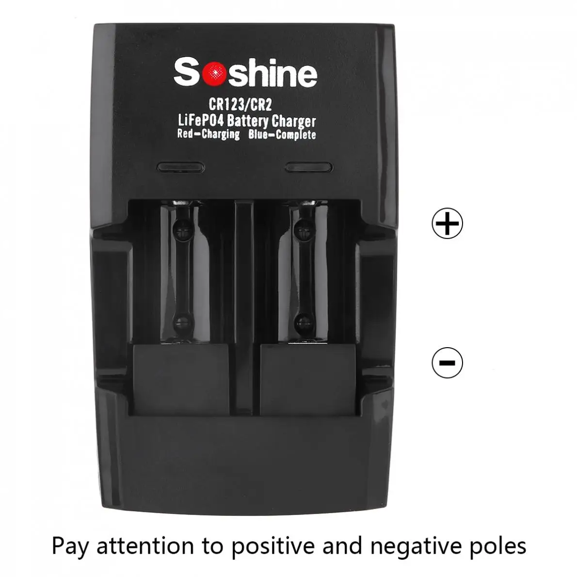 Soshine Смарт интеллигентая(ый) Быстрый Батарея Зарядное устройство для LiFePO4 Li-FePO4 RCR123 RCR2 CR2 16340 17335 16340P быстрая Батарея Зарядное устройство