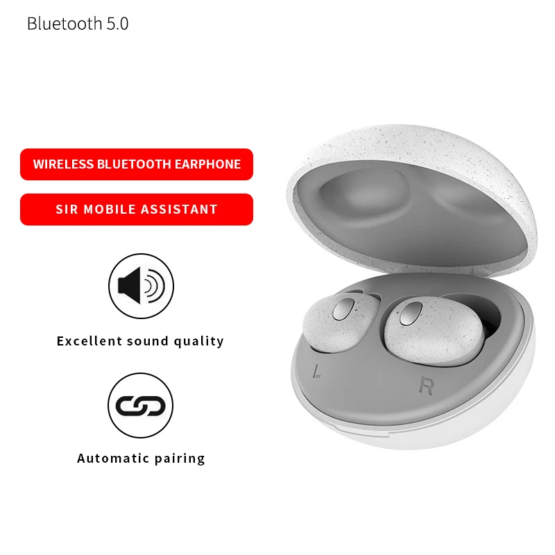 TWS-T2 Беспроводные Bluetooth 5,0 наушники спортивные сенсорное управление с зарядным устройством микрофон HD стерео игровая гарнитура