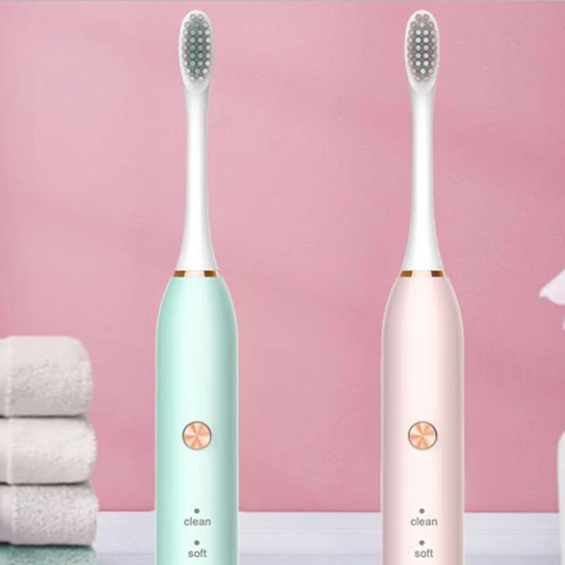 Electric Toothbrush Rechargeable Waterproof Sonic Super Beautiful White Automatic Toothbrush Adult Teeth Whitening Electric Toothbrush Rechargeable Waterproof Sonic Super Beautiful White Automatic Toothbrush Adult Teeth Whitening