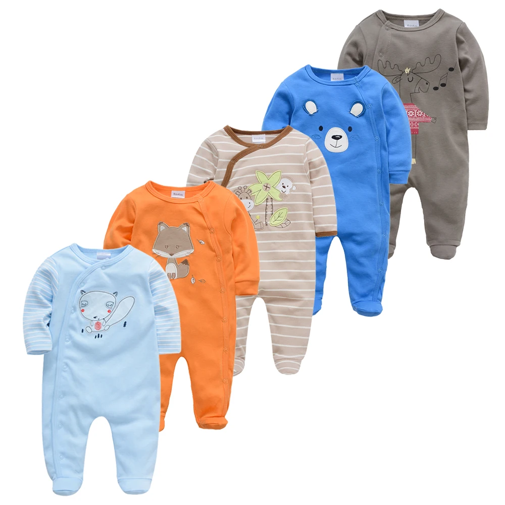 Baby boy Pyjamas Newborn Girl bebe fille Cotton Breathable Soft ropa bebe Newborn Sleepers Baby Pjiamas