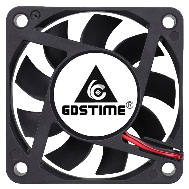 Gdstime USB 볼 브러시리스 배기 냉각 팬, PC 노트북 컴퓨터 쿨러 팬, 60mm 6015 DC 5V 12V 24V 팬 6015, 60x60x15mm, 2 개