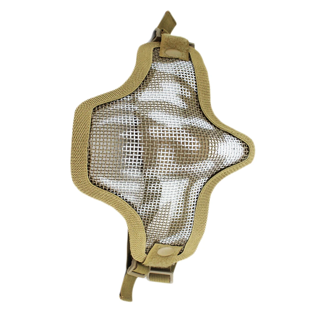 Low Carbon Steel Wire Warrior Outdoor Field Mask CS Game Cosplay Halloween Protect Solid Mask
