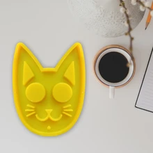 DIY Cat Key Chain Pendant Casting Silicone Mould Crafts Decoration Keychain Jewelry Making Tool Crystal Epoxy Resin Mold
