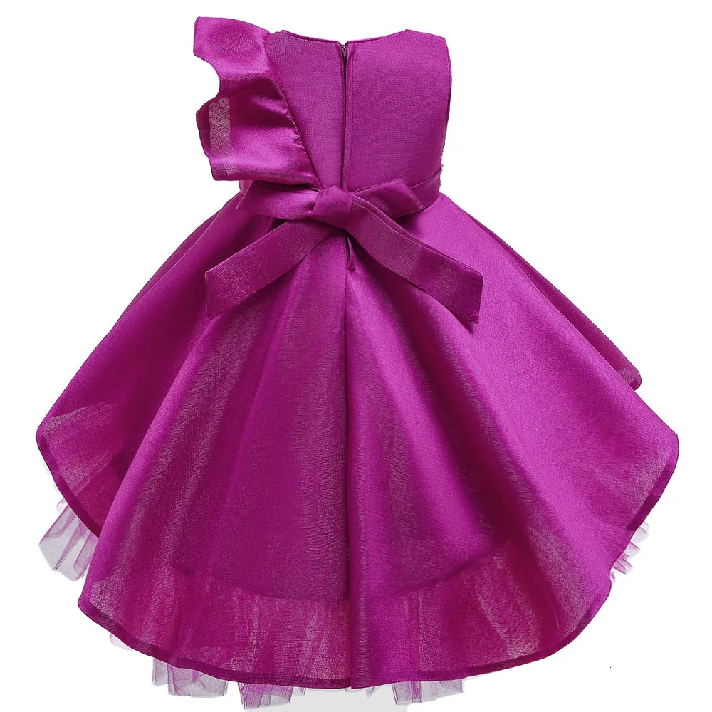 Платье для девочек с расклешенными рукавами; рождественское платье для девочек; пышные фатиновые Детские платья для девочек; платье принцессы; праздничное платье
