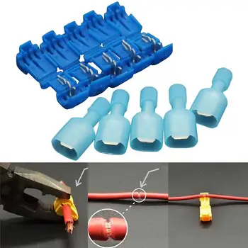 

40 PCS Electrical Wire Connectors Terminals Crimp Terminal S-cotch Lock Quick Splice AWG 16-14 Electrical Car Audio Kit Tool Set