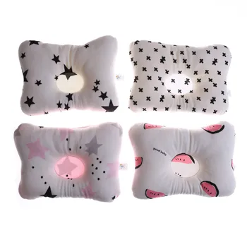 

1 Toddler Baby Infant Newborn Sleep Positioner Support Pillow Cushion Prevent Flat Head Baby Pillow Breathable Anti Roll Bedding