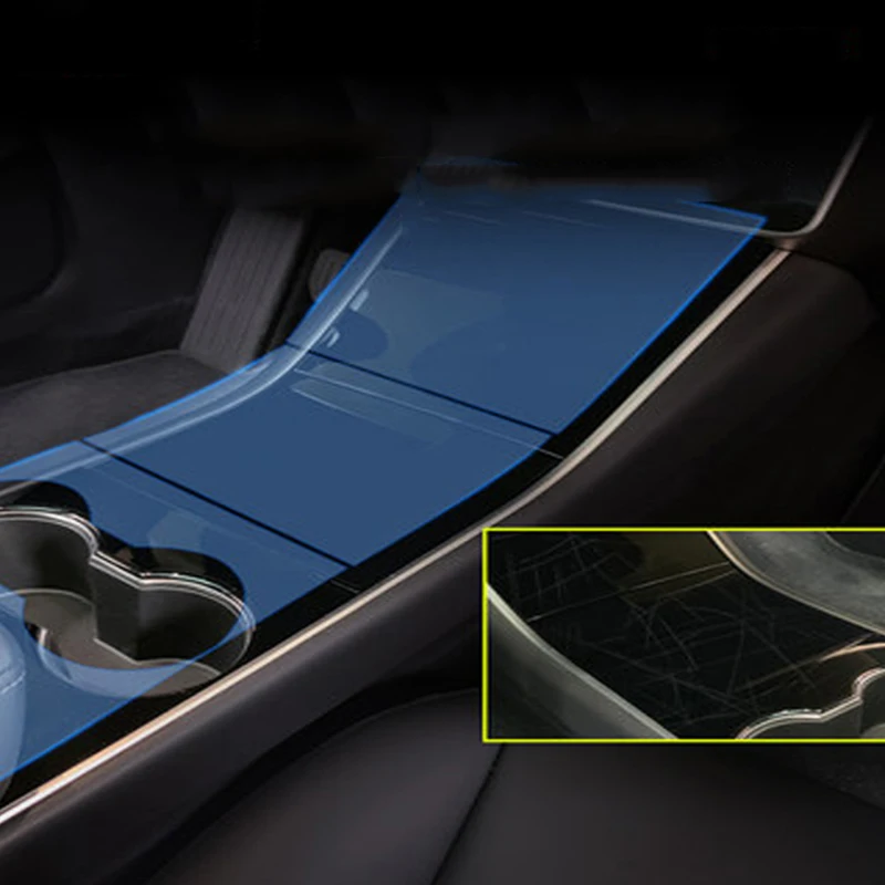 Подходит для Tesla model3 центральный контроль внутренняя защита центральный контроль пленка экран пленка Анти-Царапины пленка аксессуары
