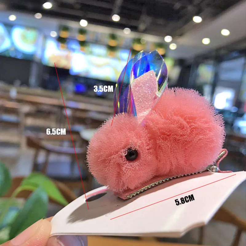 

Cute Baby Girls Rabit Hairpins Animal Headwear Cartoon Hair Clip Set Perfect Quality Crown Barrettes Child Hair Accessories