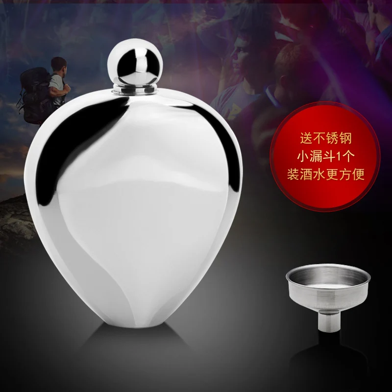 304 Нержавеющая сталь Новинка плоская фляжка открытый кувшин фляга мини